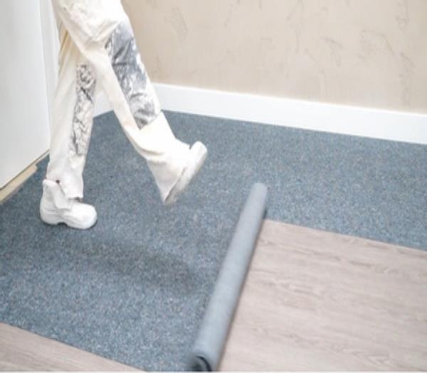 Vải không dệt tái chế lót lót sàn sơn trong công nghiệp, công trình